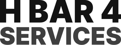 H Bar 4 Services logo dark