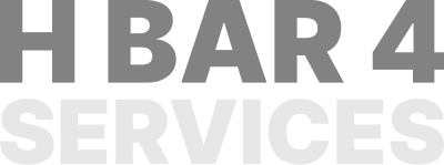 H Bar 4 Services logo light